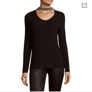 Generation Love embellished collar long sleeve top